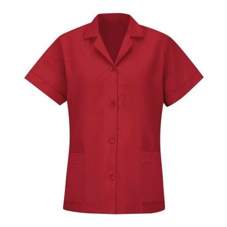 Vf Imagewear Red Kap Women's Smock Loose Fit Short Sleeve Red M - TP23 TP23RDSSM